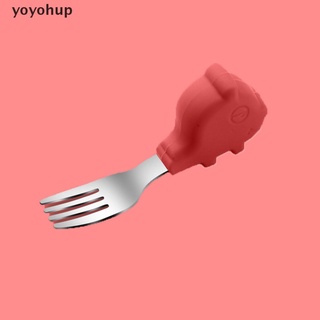 yoyohup - juego de cuchara de mango corto para bebé, suplemento alimenticio, entrenamiento de aprendizaje cl