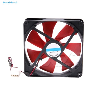 buzaide- 14cm Mute Cooling Fan Heat Dissipation Radiator Cooler for PC Computer Case
