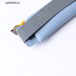 xo94itn: mini bolsa de piel sintética, ecológica, elástica, para lápices, diseño de libros, soporte para lápices [cl] (3)