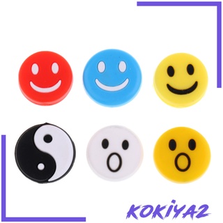 [kokiya2] 6 raquetas de tenis amortiguador de vibración amortiguador amortiguador de color mezclado
