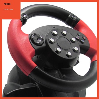 Juego de coche simulador de carreras vibración PC volante pedales conjunto para PS3/PS2
