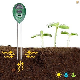 3-in-1 Soil Test PH Moisture Meter Light Tester Garden Plant Flowers Soil Monitor Tool Multi-Functional Bonsai Moisture