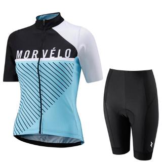 2021 nuevo 2021 nueva venta MORVELO 2019 mujeres ciclismo Jersey de secado rápido ropa de manga corta verano transpirable ropa de bicicleta