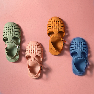 [Ready Stcok]sandalias de niña verano Simple nuevas sandalias niñas princesa niños fondo suave antideslizante sandalias princesa zapatos