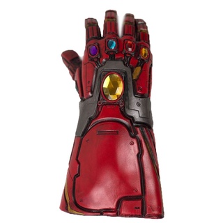 guantelete de látex de hierro vengadores hombre brazo guantes infinity 4 endgame cosplay thanos