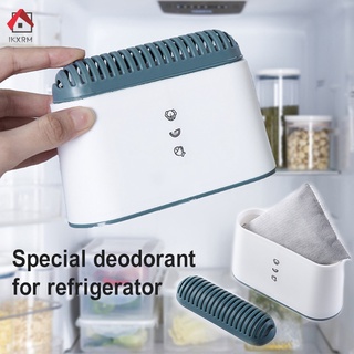 Ikxrm - desodorizador para refrigerador, removedor de olores, ventosa de carbón de carbono, carbón de carbón, caja de absorción de olores para armario