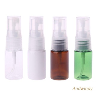 AND 10ml Mini Plastic Refillable Press Pump Spray Bottle Empty Liquid Container Perfume Atomizer Travel