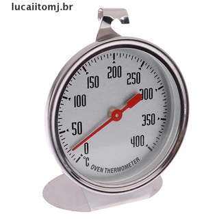(Lumjhot) 0-400 grados de alto grado gran horno de acero inoxidable especial termómetro de horno [lucaiitomj]