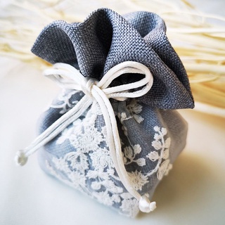 Feliz cordón bolsa de almacenamiento bolsa de almacenamiento organizador de joyería bordado Floral cuerda elástica paquete de regalo collar pulsera anillo bolsas (6)