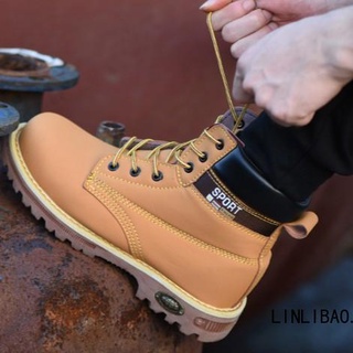 Alta calidad de los hombres zapatos de seguridad de corte bajo/mediado del dedo del pie de acero botas de seguridad Anti-golpes y Anti-punción zapatos de trabajo