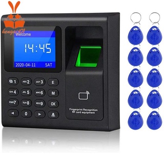 sistema de control de acceso biométrico rfid teclado rfid usb sistema de huellas dactilares electrónico reloj de tiempo máquina de asistencia