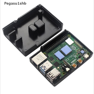 [pegasu1shb] para geeekpi raspberry pi 4 cnc caja de aluminio con ventilador disipadores de calor para pi 4b caliente