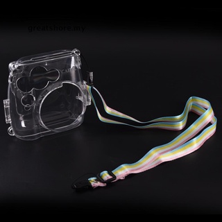 [Greatshore] funda de plástico transparente para cámara Fuji Fujifilm Instax Mini 8 venta caliente [MY]