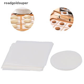 rgj 500pcs redondo cuadrado al vapor bollo papel antiadherente snack pan pastel vaporizador papel super