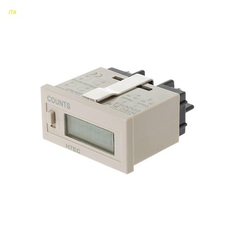 ita h7ec-6 medidor de contador electrónico digital con cuenta atrás sin voltaje