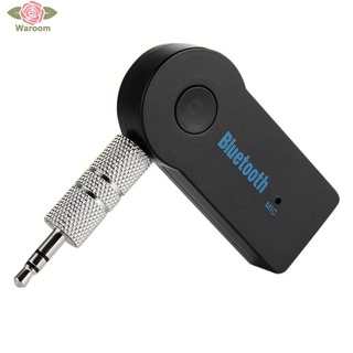 Waroom 3.5mm AUX inalámbrico Bluetooth 3.0 manos libres adaptador de llamada receptor de música para coche