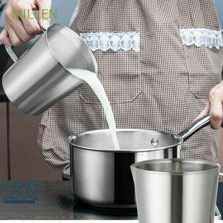 MILLEN Practical Measuring Cup Thickened Kitchen Tools Milk Tea Cup Utensils With Scale Stainless Steel Kitchen Gadgets Large Capacity Anti-fall Kitchen Accessories