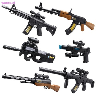 pistola de juguete eléctrica para niños, música ligera, granada, proyección telescópica de vibración, rifle de asalto, rifle de asalto, niño pequeño (6)