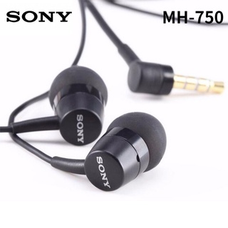 Sony MH750 auriculares estéreo mm con cable auriculares deportivos HIFI auriculares manos libres con micrófono para Smartphones música juegos