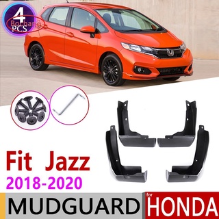 FENDER Guardabarros de coche para Honda Fit Jazz GK 2018 2019 2020 guardabarros aletas de barro protector de salpicaduras solapa guardabarros