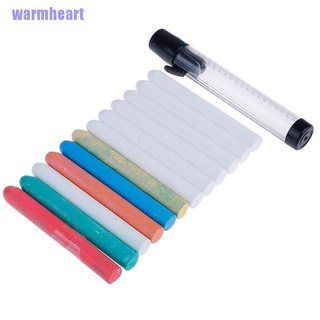 Warmheart> 6 pzs bolígrafos de tiza de Color blanco sin polvo para pizarra/cocina/marcador