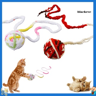 bl-cat gatito de felpa larga cuerda rodante bola mordida rascador interactivo masticar mascota juguete
