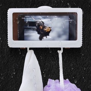 Soporte para teléfono de baño con pantalla táctil impermeable