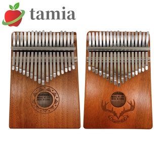 TAMIA 17 Keys Mahogany Wood Kalimba Thumb Finger Piano Mbira Musical Instrument