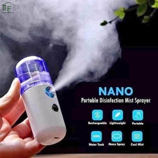 30ml portátil USB recargable Spray hidratante instrumento Nano Spray humidificador Facial de mano puede pulverizar desinfectante de Alcohol (1)