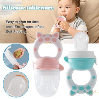 bebé alimentador de alimentos frescos dentición fruta chupete bebé mordedor juguetes de grado alimenticio seguro de silicona