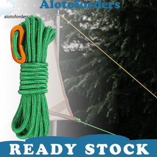 Alotoforders - cuerda reflectante de nailon para acampar, toldo, paraguas, estable para acampar