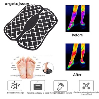 orget eléctrico ems masajeador de pies almohadilla pies estimulador muscular estera aliviar el cuidado del dolor cl
