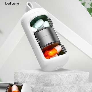 [Bettery] 1X Travel Pill Box Portable Medicine Storage Organizer 3 Grids Plastic Pill Case