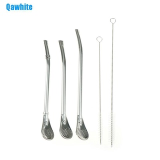 Qawhite Stainless Steel Drinking Straw Filter Tea Tool Washable Practical Tea Tools (4)