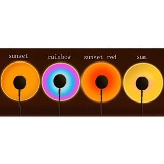 Lampara Sunset Sun Rainbow Proyección Puesta Sol + Control (2)