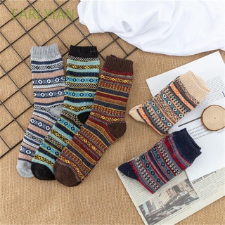 EARLYIAN High Quality Thick Knit Socks Soft Winter Warm Wool Socks Hiking Men's Clothing Casual Cozy Socks Women Men's for Cold Weather