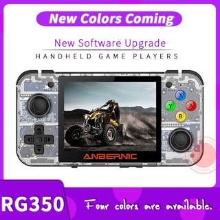 Anbernic nuevo juego Retro RG350 videojuego de mano consola de juegos MINI 64 Bit pulgadas IPS pantalla 16G jugador de juegos RG 350 PS1 RG350M