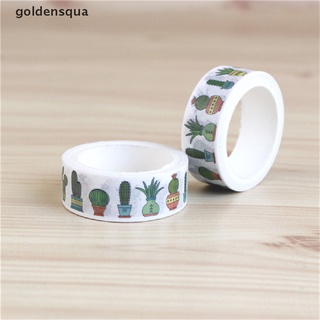 [goldensqua] Washi Tape Cactus Plants Scrapbooking Tools Masking Tape Diy Decor Tapes .