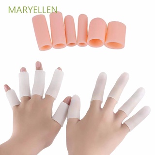 maryellen - protector de dedo para abrir y cerrar, separador de dedos de silicona, separador de pedicura, 5 unidades, para proteger la piel agrietada, removedor de callos de silicona