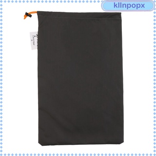 [kllnpopx] 5 bolsas impermeables con cordón de nailon, bolsa plegable para exteriores, hogar