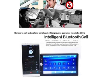 7012b Universal 7 pulgadas Dual DIn coche Bluetooth MP5 reproductor estéreo Radio HD reproductor Multimedia (7)