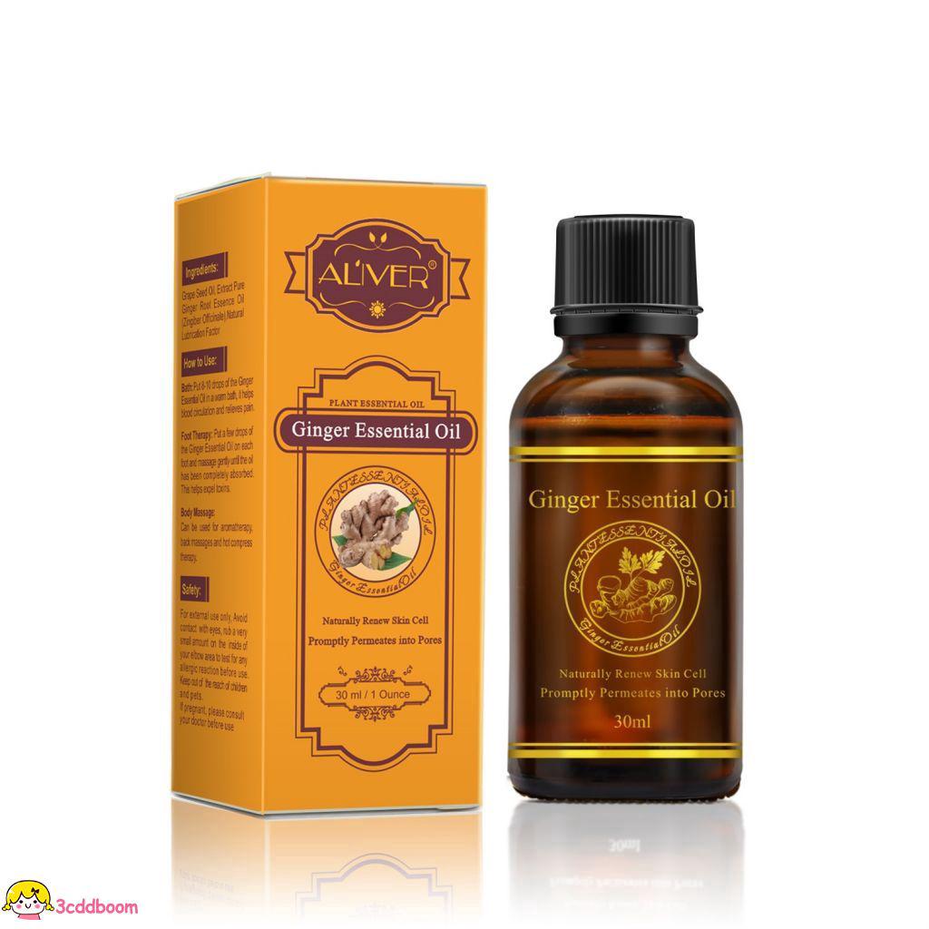 3cd jengibre esencial masaje corporal esencial Spa aceite de jengibre aceite de masaje 30ML