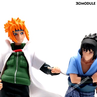 3DModule 5 unids/Set figuras de Anime alta imitación ornamento PVC Naruto figuras de acción para decoración de escritorio (9)