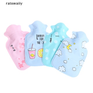 Ratswaiiy Cute Hot Water Bottle Warm Belly Mini Explosion-proof Portable Hot Water Bags CL