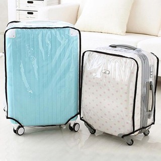 transparente pvc trolley maleta cubierta a prueba de polvo cubierta de equipaje impermeable cubierta protectora de equipaje caso de viaje 20-30inch