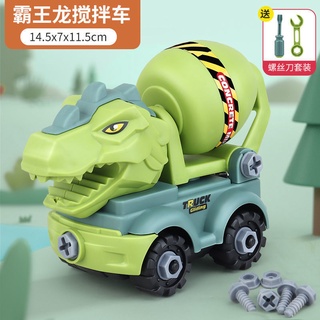 2022 nuevo dinosaurio grande ingeniería camiones niños juguetes de ingeniería camiones excavadoras volcado camiones grúas pequeños coches niño juguetes 24H barco (3)