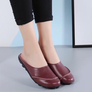 Mocasines de cuero mocasines de verano moda Casual mocasín de trabajo plano zapatos mocasines (7)