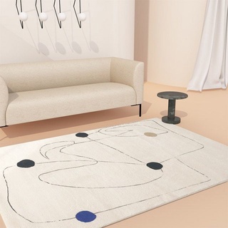 sala de estar alfombra sofá mesa alfombra cojín piso perezoso gran área nórdica habitación casa dormitorio pared a pared alfombra (6)