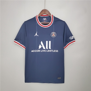 PSG Paris 2021 - 2022 Home Camiseta De Fútbol Azul