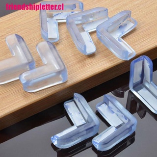 【CL1】4pcs Silicone Baby Safety Protector Furniture Corner Cover Anticollision Edge